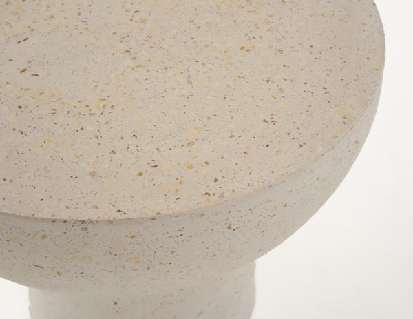 Modrest Fate Modern Terrazzo Concrete End Table Model VGGR-614055-TER