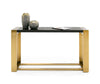 Modrest Fauna Modern Wenge And Brass Console Table Model VGBB-BN-2X-WB-BRN-CT