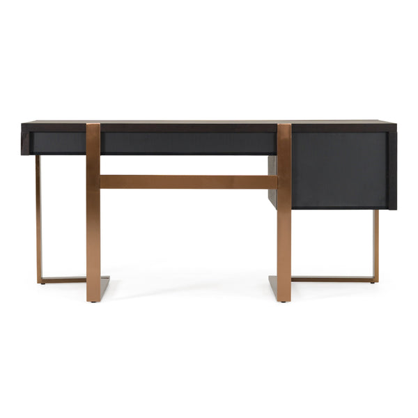 Modern Fauna Wenge and Rosegold Desk