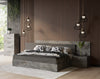 California King Nova Domus Ferrara Modern Volcano Oxide Grey Bedroom Set Model VGACFERRARA-SET-CK