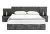 California King Nova Domus Ferrara Modern Volcano Oxide Grey Bedroom Set Model VGACFERRARA-SET-CK