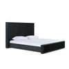 Modrest Fields Modern Black Acacia Bed Model VGWD-VGD2-BED-BLK