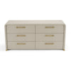 Modrest Florence Modern Beige Leatherette & Gold Dresser Model VGVC-J2410-D