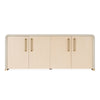 Florence Modern Beige Leatherette + Gold Buffet