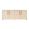 Modrest Florence Modern Beige Leatherette & Gold Buffet Model VGVC-G2410-BGE