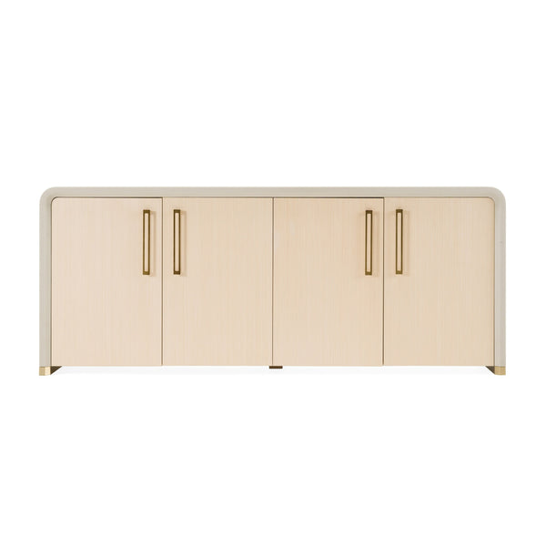 Modrest Florence Modern Beige Leatherette & Gold Buffet Model VGVC-G2410-BGE