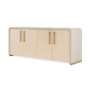 Modrest Florence Modern Beige Leatherette & Gold Buffet Model VGVC-G2410-BGE