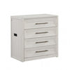 Furniture of America Ashburton White Contemporary Bedside Vanity Set W/ Stool Model FM-AC416WH-V