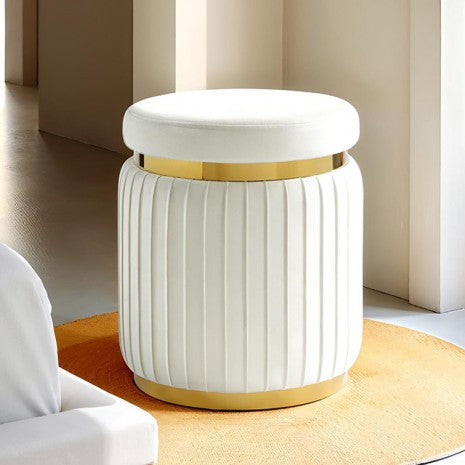 Furniture of America Dottie White Contemporary Stool Model FM-AC8000WH