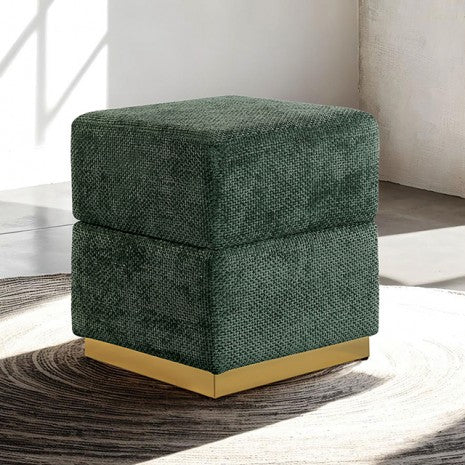 Furniture of America Krysten Green Contemporary Storage Stool Model FM-AC8005GR