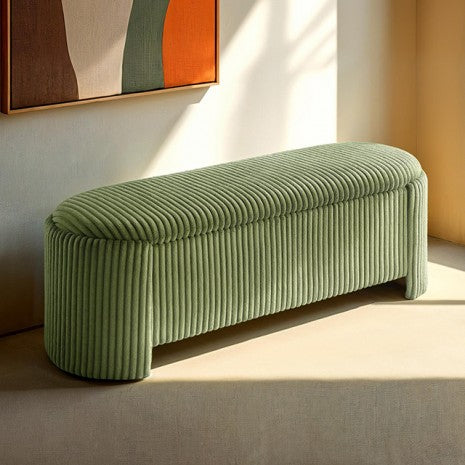 Furniture of America Grainne Green Contemporary Storage Bench Model FM-AC8007GR