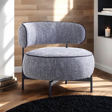 Furniture of America Florens Dark Gray Contemporary Swivel Chair Model FM-AC8015DG
