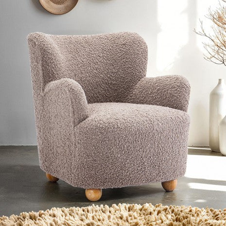 Furniture of America Acaso Mushroom Contemporary Accent Chair Model FM-AC8017LB