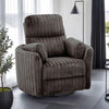 Furniture of America Belper Chocolate Brown Contemporary Power Glider Recliner W/ Swivel Model FM-AC8018DB-PM