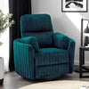 Furniture of America Belper Dark Teal Contemporary Power Glider Recliner W/ Swivel Model FM-AC8018TL-PM