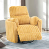 Furniture of America Belper Yellow Contemporary Power Glider Recliner W/ Swivel Model FM-AC8018YL-PM