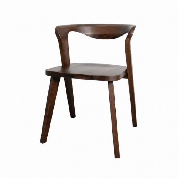 Furniture of America Romont Rich Walnut Mid-Century Modern Side Chair (2/Ctn) Model FM30003WN-SC-2PK