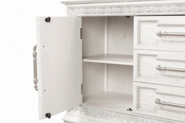Furniture of America Stella Mia Ivory Traditional Hutch Buffet Model FM31000WH-HB-SET