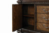 Furniture of America Promenade Dark Brown Traditional Hutch And Buffet Model FM31002DB-HB-SET