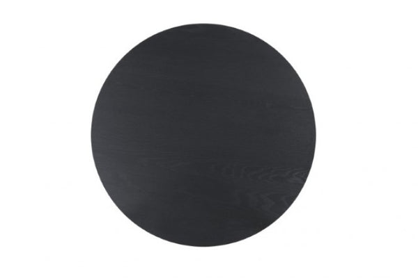 Furniture of America Yate Black Mid-Century Modern Round Dining Table Model FM3102BK-RT