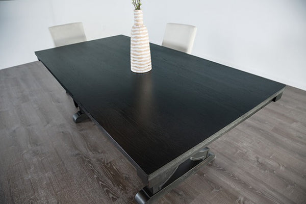 Furniture of America Gosport Black Transitional Dining Table Model FM3200BK-T