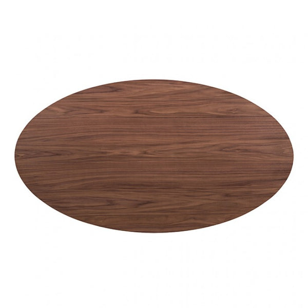 Furniture of America Narvik Walnut Mid-Century Modern Dining Table Model FM3212WN-T-TABLE