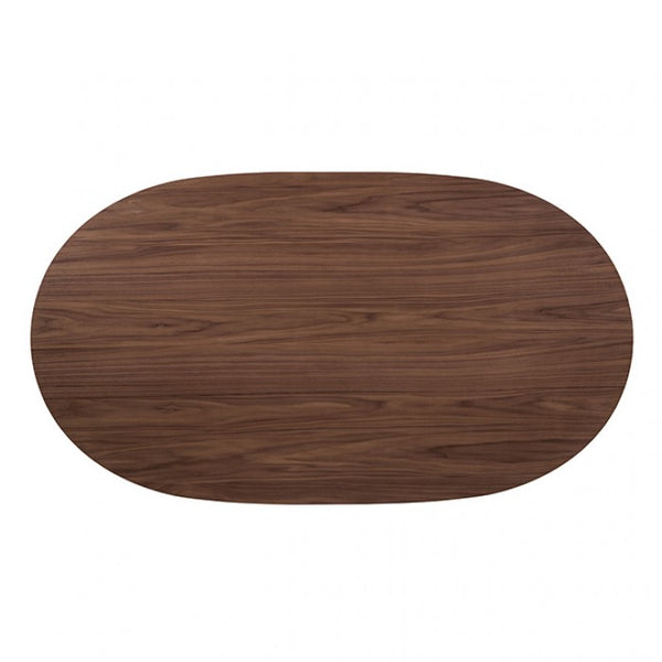 Furniture of America Uzwil Walnut Mid-Century Modern Dining Table Model FM3214WN-T