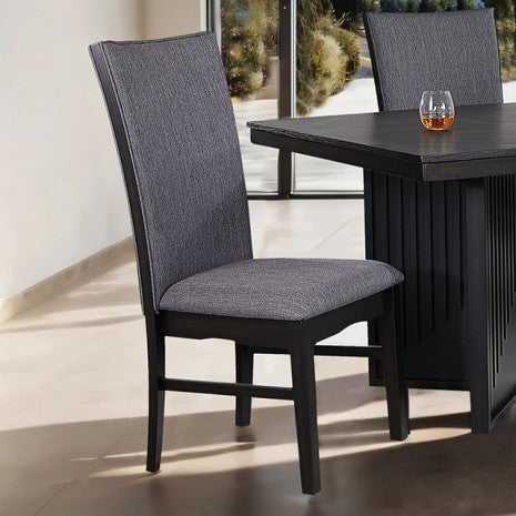 Furniture of America Easingwold Black Modern Contemporary Side Chair (2/Ctn) Model FM3231BK-SC-2PK