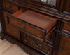 Furniture of America Manzanita Dark Cherry Traditional Hutch & Buffet Model FM3261CH-HB-SET