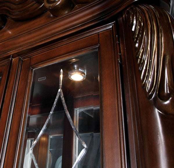 Furniture of America Manzanita Dark Cherry Traditional Hutch & Buffet Model FM3261CH-HB-SET