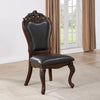 Furniture of America Manzanita Dark Cherry/Black Traditional Side Chair Model FM3261CH-SC-2PK