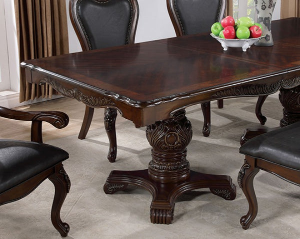 Furniture of America Manzanita Dark Cherry Traditional Dining Table Model FM3261CH-T-TABLE