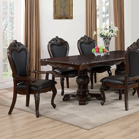 Furniture of America Manzanita Dark Cherry Traditional Dining Table Model FM3261CH-T-TABLE