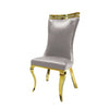 Furniture of America Palazzo Silver Glam Chair, Gold/Silver (2/Ctn) Model FM33011SV-SC-2PK