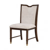 Furniture of America Westerham Dark Cherry Transitional Side Chair (2/Ctn) Model FM34001CH-SC-2PK