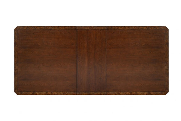 Furniture of America Westerham Dark Cherry Transitional Dining Table W/ 18" Leaf Model FM34001CH-T