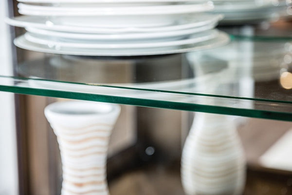 Furniture of America Seven Oaks Weathered Oak Traditional Hutch & Buffet Model FM3418AK-HB-SET