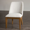 Furniture of America Mandal Chestnut/White Transitional Side Chair (2/Ctn) Model FM3421WH-SC-2PK