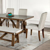 Furniture of America Losone Brown Rustic Dining Table Model FM3422BR-T