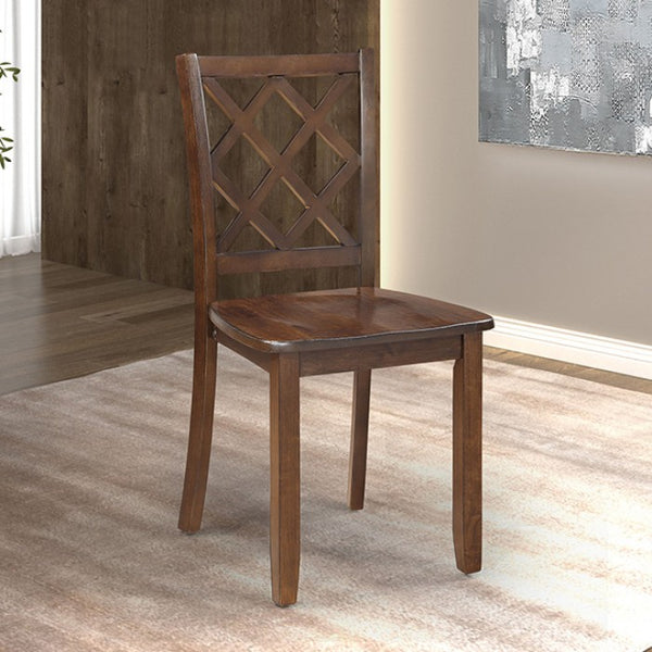 Furniture of America Yamhill Dark Cherry Transitional 5 Pc. Dining Table Set Model FM3424CH-T-5PK