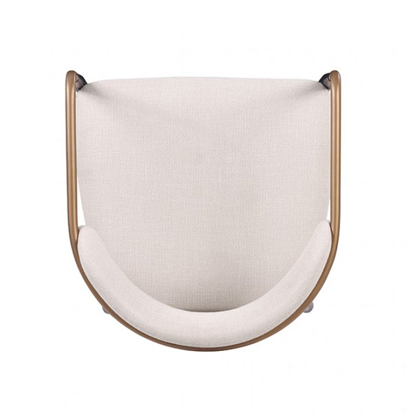 Furniture of America Streatham Black/White/Gold Contemporary Counter Ht. Chair (2/Ctn) Model FM37002BK-PC-2PK