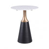 Furniture of America Streatham Black/White/Gold Contemporary Dining Table Model FM37002BK-PT-TABLE