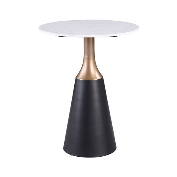 Furniture of America Streatham Black/White/Gold Contemporary Dining Table Model FM37002BK-PT-TABLE