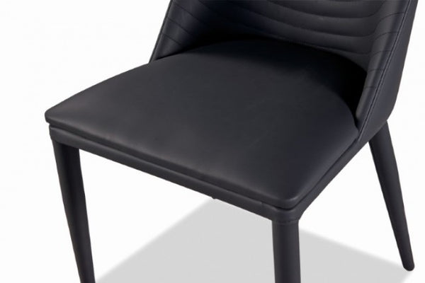 Furniture of America Lenvik Black/White Contemporary Side Chair (2/Ctn) Model FM3700BK-SC-2PK