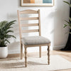Furniture of America Chesapeake Light White Wash Modern Farmhouse Side Chair Model FM39000AK-SC-2PK