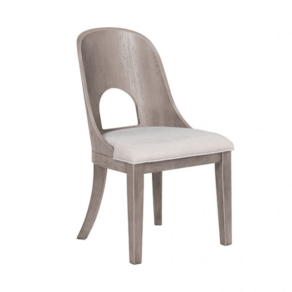 Furniture of America Sterling West White Oak Modern Side Chair Model FM39004AK-SC-2PK