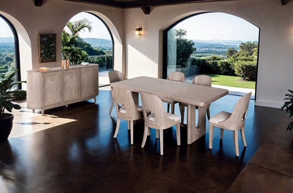 Furniture of America Sterling West White Oak Modern Side Chair Model FM39004AK-SC-2PK