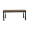 Furniture of America Neue Mills Black Modern Farmhouse Rect. Dining Table Model FM39009BK-T