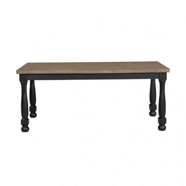 Furniture of America Neue Mills Black Modern Farmhouse Rect. Dining Table Model FM39009BK-T