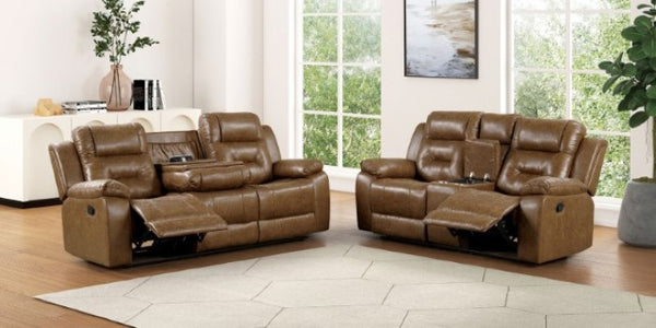 Furniture of America Ezekius Brown Transitional Manual Recliner Model FM6011BR-CH-M